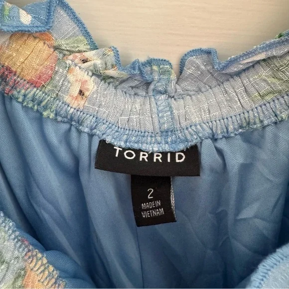 Torrid Maxi Textured Woven Double Slit Dress - Picture 6 of 7